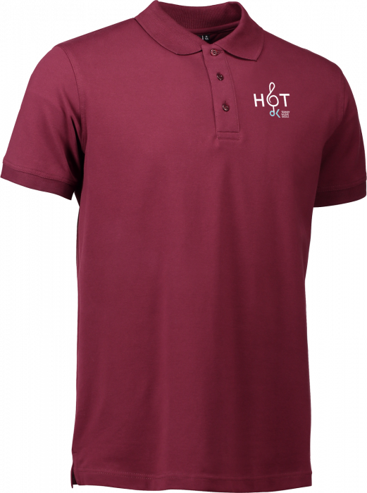 ID - Hot Polo Men - Bordeaux